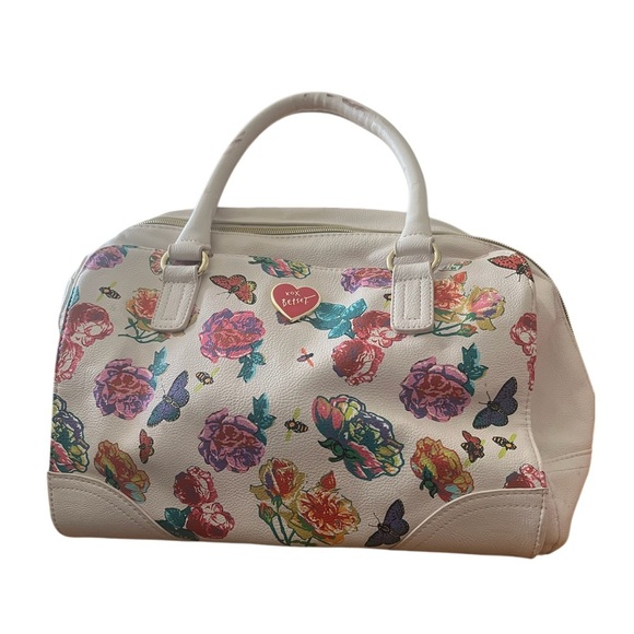 Betsey Johnson Pink Satchel with Whimsical Design - Picture 3 of 8